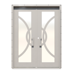 Luna Double Custom Steel Doors