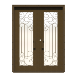 Nuvola Double Custom Steel Doors