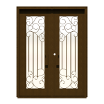 Nuvola Double Custom Steel Doors