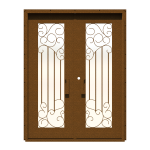 Nuvola Double Custom Steel Doors
