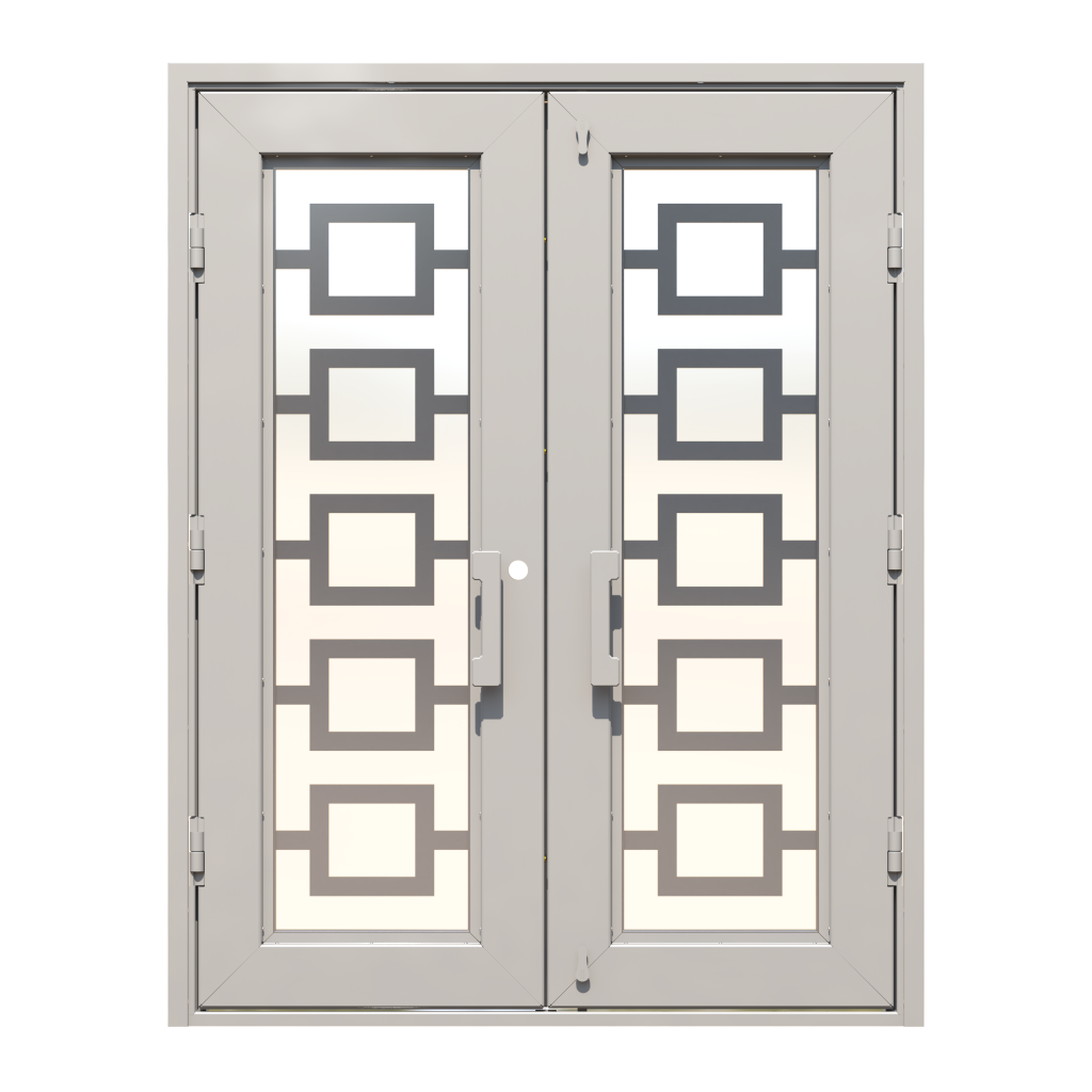 Piazze Double Custom Steel Doors