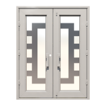Tre-Linea-Piazze Double Custom Steel Doors