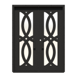 Vaso Double Custom Steel Doors