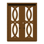 Vaso Double Custom Steel Doors