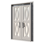Vaso Double Custom Steel Doors