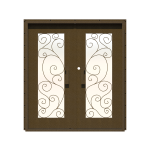 Vortice Double Custom Steel Doors