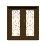 Vortice Double Custom Steel Doors