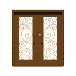Vortice Double Custom Steel Doors