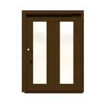 PIVOT DOOR Duale, Door and a Half Extra Wide PIVOT Custom Steel Door