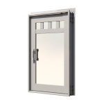 PIVOT DOOR Evidenziare, Door and a Half Extra Wide PIVOT Custom Steel Door