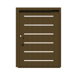 PIVOT DOOR Fessura, Door and a Half Extra Wide PIVOT Custom Steel Door