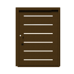 PIVOT DOOR Fessura, Door and a Half Extra Wide PIVOT Custom Steel Door