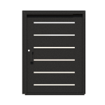 PIVOT DOOR Fessura, Door and a Half Extra Wide PIVOT Custom Steel Door