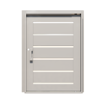 PIVOT DOOR Fessura, Door and a Half Extra Wide PIVOT Custom Steel Door