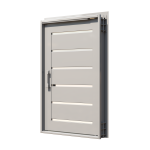 PIVOT DOOR Fessura, Door and a Half Extra Wide PIVOT Custom Steel Door