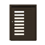 PIVOT DOOR Giusto-Mattone, Door and a Half Extra Wide PIVOT Custom Steel Door