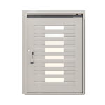 PIVOT DOOR Lato-Mattone, Door and a Half Extra Wide PIVOT Custom Steel Door