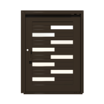 PIVOT DOOR Mattone, Door and a Half Extra Wide PIVOT Custom Steel Door