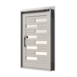 PIVOT DOOR Mattone, Door and a Half Extra Wide PIVOT Custom Steel Door