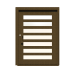 PIVOT DOOR Orizzontale, Door and a Half Extra Wide PIVOT Custom Steel Door