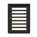 PIVOT DOOR Orizzontale, Door and a Half Extra Wide PIVOT Custom Steel Door