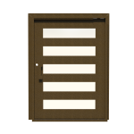 PIVOT DOOR Orizzontale-XL, Door and a Half Extra Wide PIVOT Custom Steel Door