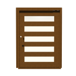 PIVOT DOOR Orizzontale-XL, Door and a Half Extra Wide PIVOT Custom Steel Door