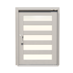 PIVOT DOOR Orizzontale-XL, Door and a Half Extra Wide PIVOT Custom Steel Door