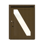 PIVOT DOOR Barra Inversione, Door and a Half Extra Wide PIVOT Custom Steel Door