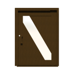 PIVOT DOOR Barra Inversione, Door and a Half Extra Wide PIVOT Custom Steel Door