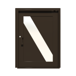 PIVOT DOOR Barra Inversione, Door and a Half Extra Wide PIVOT Custom Steel Door