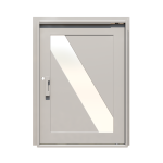 PIVOT DOOR Barra Inversione, Door and a Half Extra Wide PIVOT Custom Steel Door