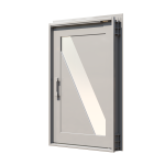 PIVOT DOOR Barra Inversione, Door and a Half Extra Wide PIVOT Custom Steel Door