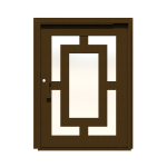 PIVOT Elle, Door and a Half Extra Wide PIVOT Custom Steel Door