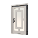 PIVOT Elle, Door and a Half Extra Wide PIVOT Custom Steel Door