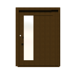 PIVOT DOOR Sinistra, Door and a Half Extra Wide PIVOT Custom Steel Door