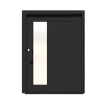 PIVOT DOOR Sinistra, Door and a Half Extra Wide PIVOT Custom Steel Door