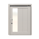 PIVOT DOOR Sinistra, Door and a Half Extra Wide PIVOT Custom Steel Door