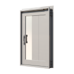 PIVOT DOOR Sinistra, Door and a Half Extra Wide PIVOT Custom Steel Door