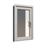 PIVOT DOOR Sinistra, Door and a Half Extra Wide PIVOT Custom Steel Door