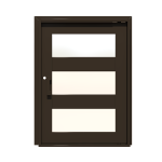 PIVOT DOOR Tre-Finestra, Door and a Half Extra Wide PIVOT Custom Steel Door