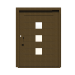 PIVOT DOOR Tre, Door and a Half Extra Wide PIVOT Custom Steel Door