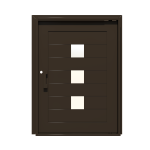 PIVOT DOOR Tre, Door and a Half Extra Wide PIVOT Custom Steel Door