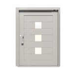 PIVOT DOOR Tre, Door and a Half Extra Wide PIVOT Custom Steel Door